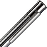 OttoHutt, Kugelschreiber, design04, Faden-Guillochierung, Silber Platin
