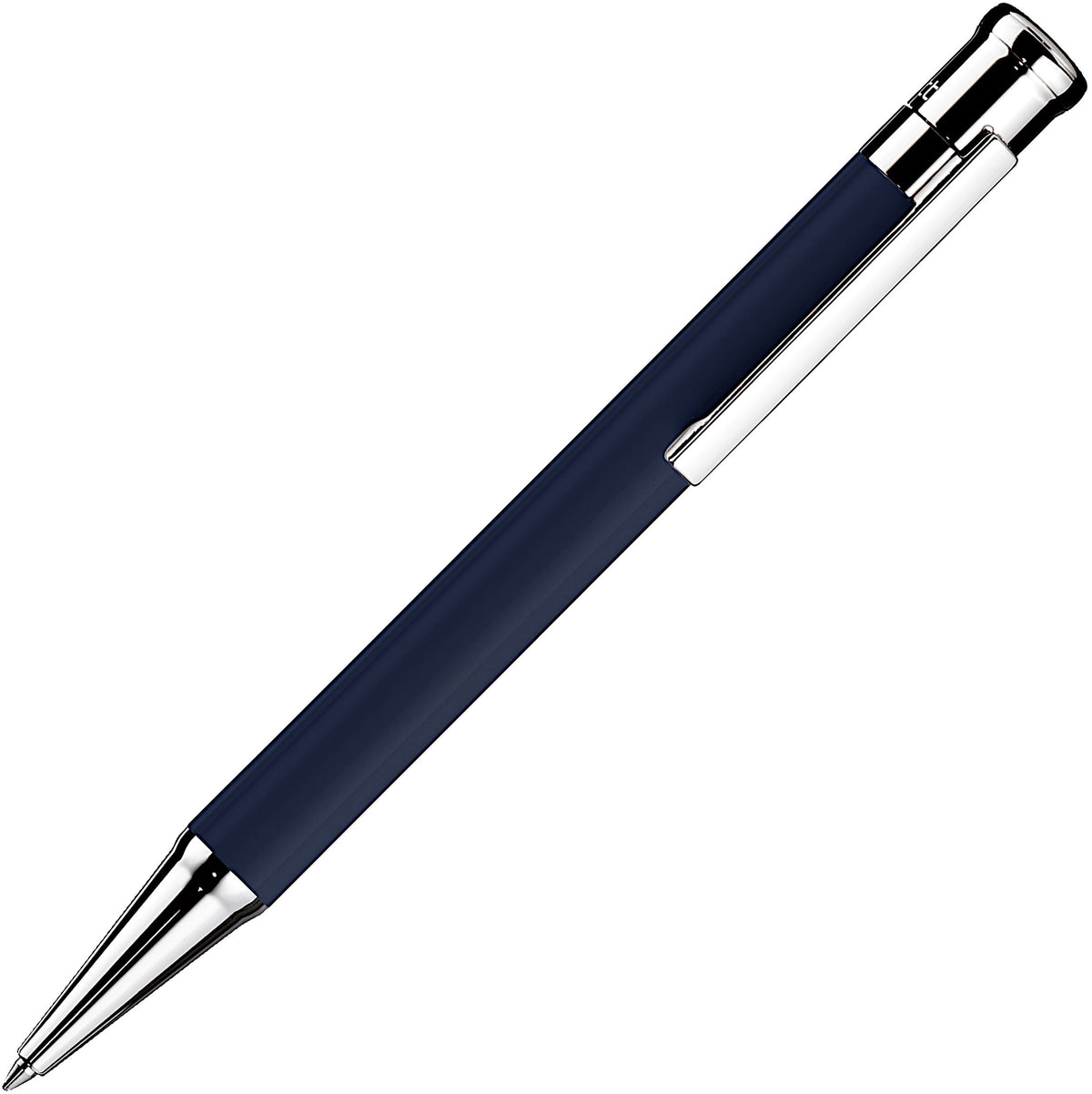 OttoHutt, Kugelschreiber, design04, Glanz, Blau Platin - Schreib und Stil