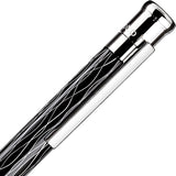 OttoHutt, Rollerball, design04, Wellen-Guillochierung, Schwarz Platin - Schreib und Stil