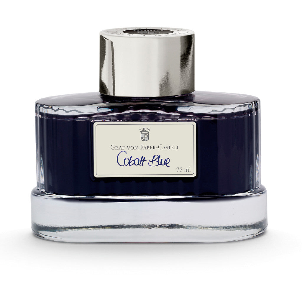 Graf von Faber-Castell, Tintenglas, Cobalt Blue, 75ml