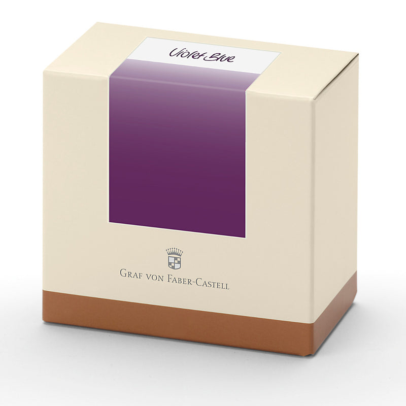 Graf von Faber-Castell, Tintenglas, Violet Blue, 75ml