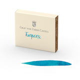 Graf von Faber-Castell, Tintenpatronen, Turquoise, 6 Stk.