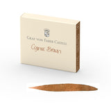 Graf von Faber-Castell, Tintenpatronen, Cognac Brown, 6 Stk.
