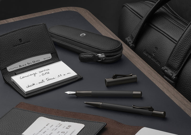 Graf von Faber-Castell, Kugelschreiber, Guilloche, Black Edition