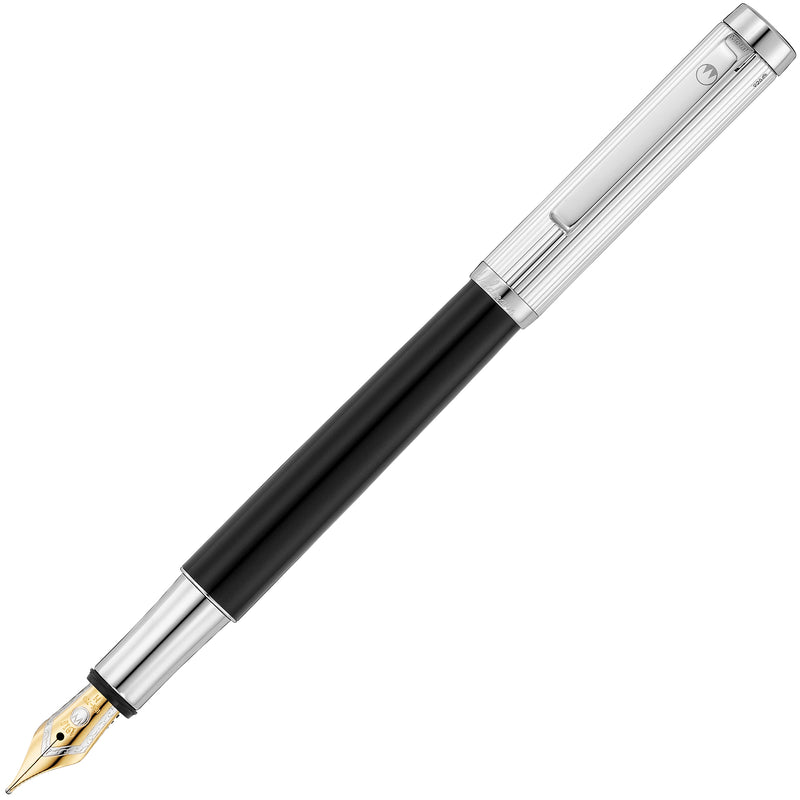 Waldmann, Füller, Liberty, Gold, Nadelstreifen, Schwarz