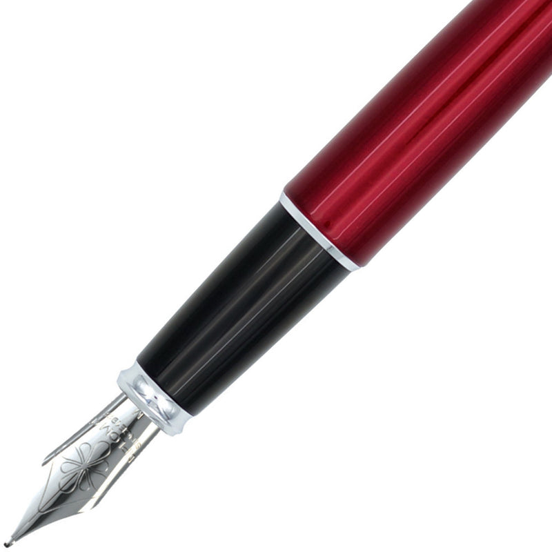Diplomat, Geschenkset, Excellence A2 Magma Rot mit 1er Lederetui und Tintenglas