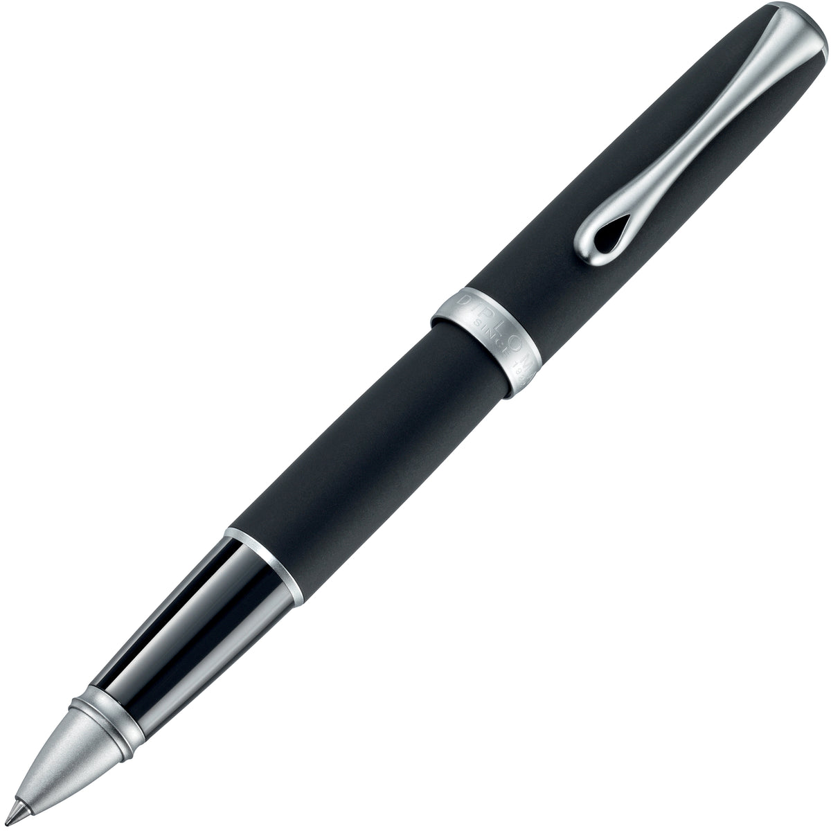 Diplomat, Rollerball, Excellence A2, Lapis Schwarz Matt, Chrom
