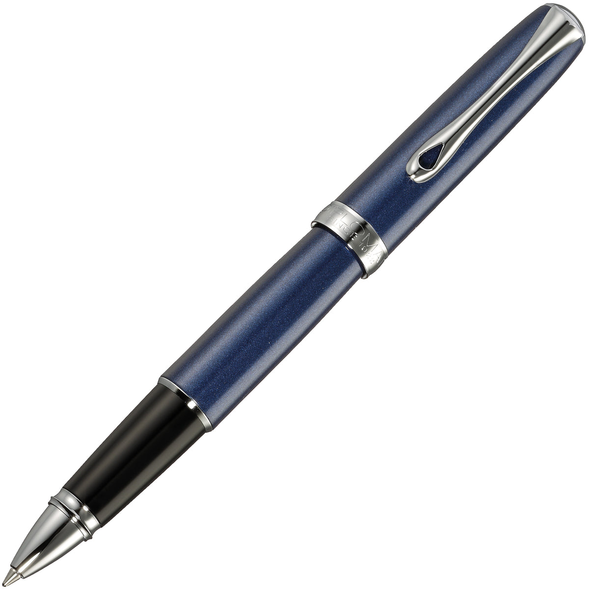 Diplomat, Rollerball, Excellence A2, Midnight Blue, Chrom