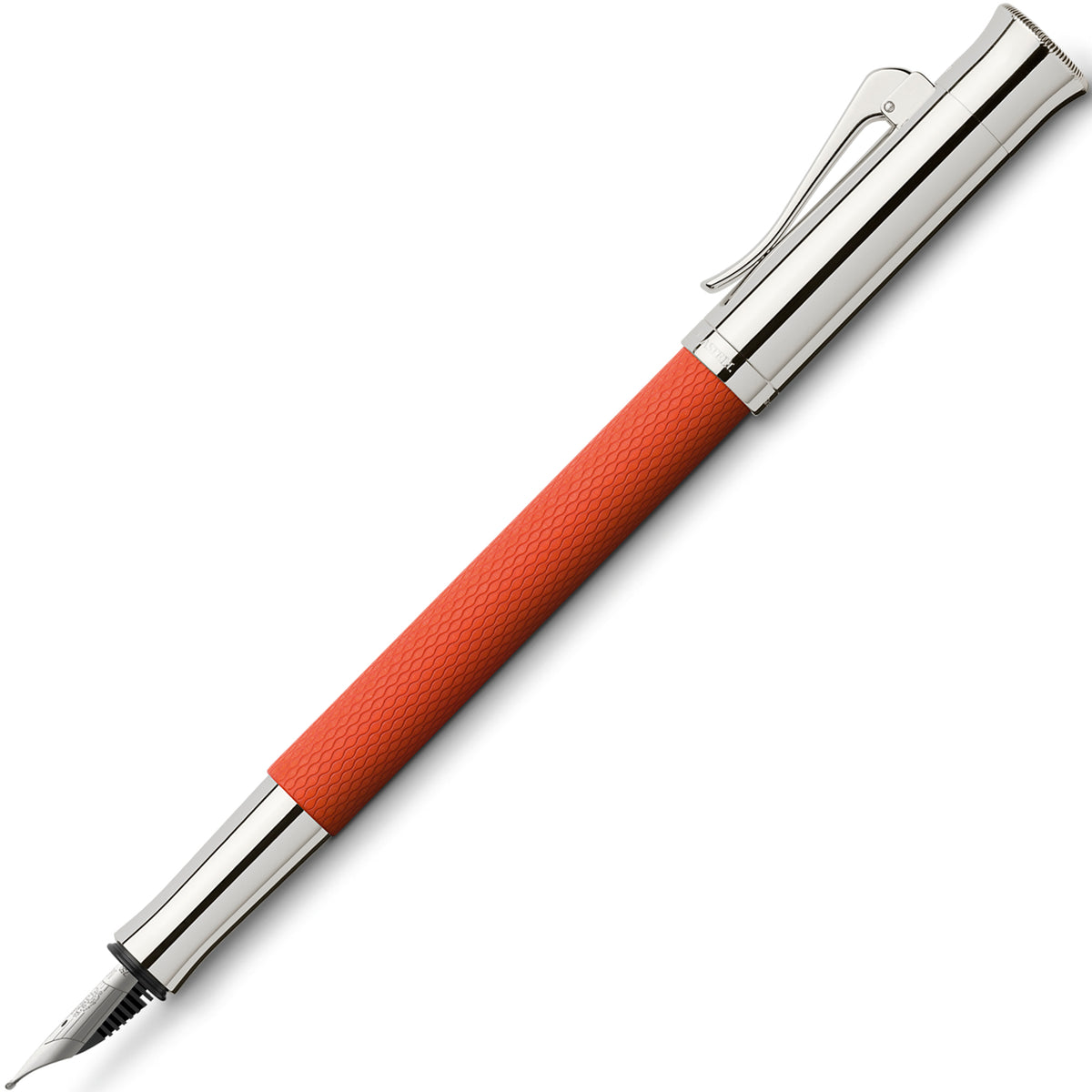 Graf von Faber-Castell, Füller, Guilloche, Orange - Schreib und Stil