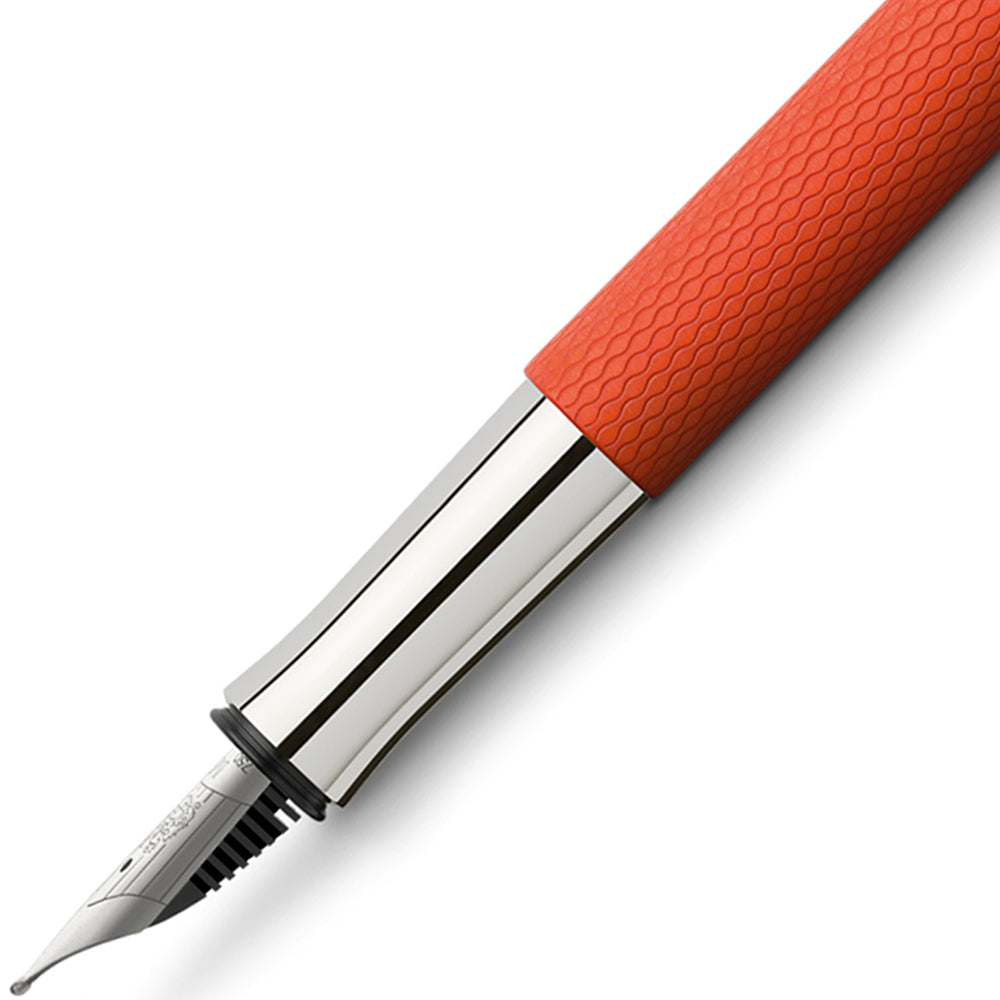 Graf von Faber-Castell, Füller, Guilloche, Orange - Schreib und Stil