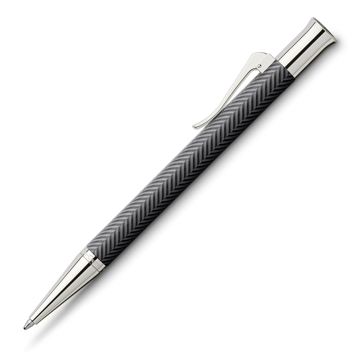Graf von Faber-Castell, Kugelschreiber, Guilloche Ciselé, Anthrazit - Schreib und Stil