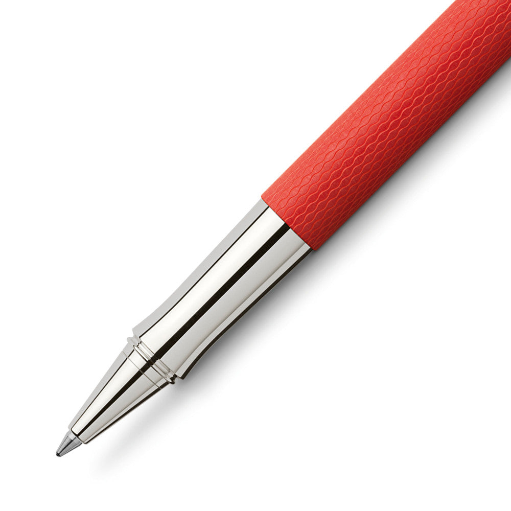 Graf von Faber-Castell, Rollerball, Guilloche, India Red