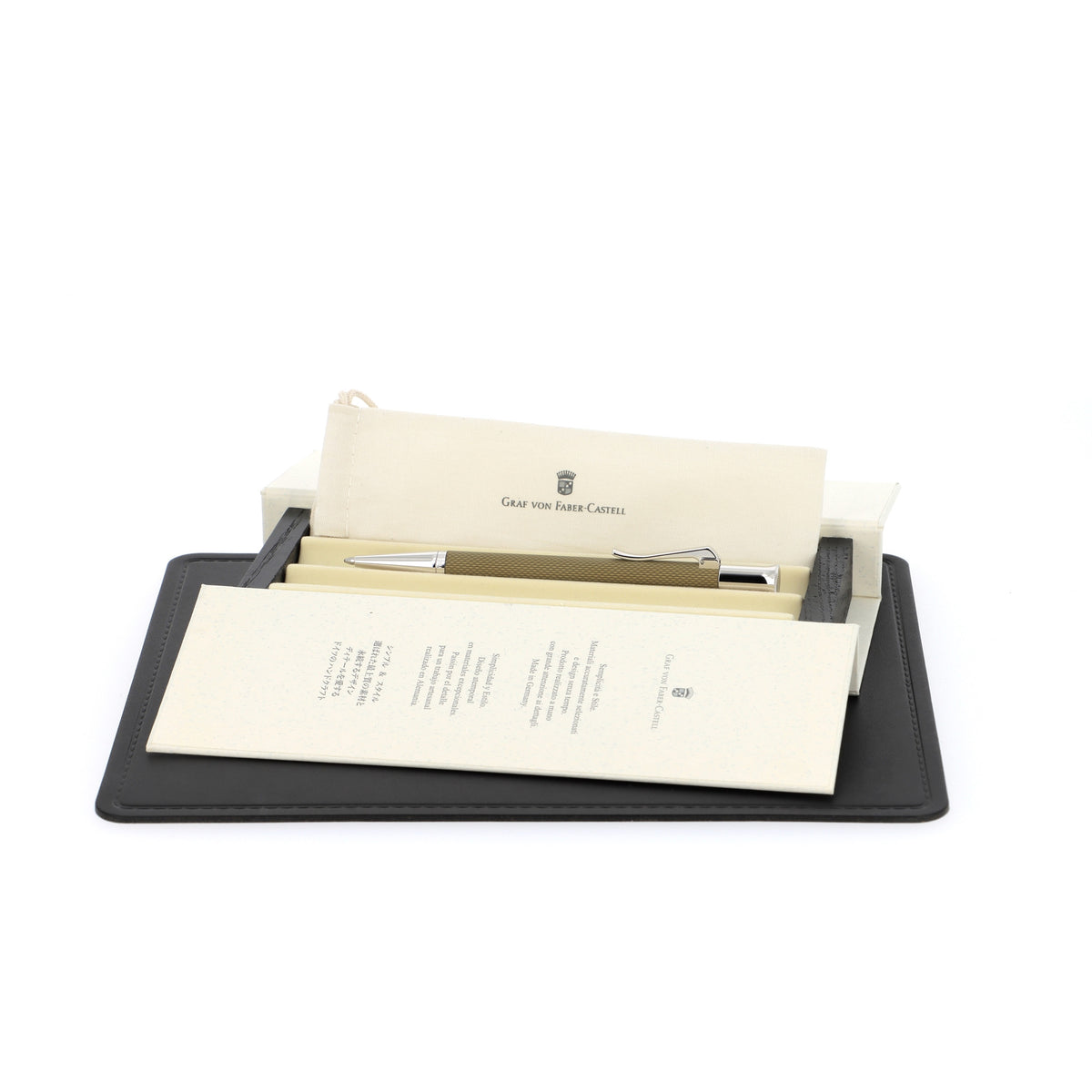 Graf von Faber-Castell, Kugelschreiber, Guilloche, Olive Green - Schreib und Stil