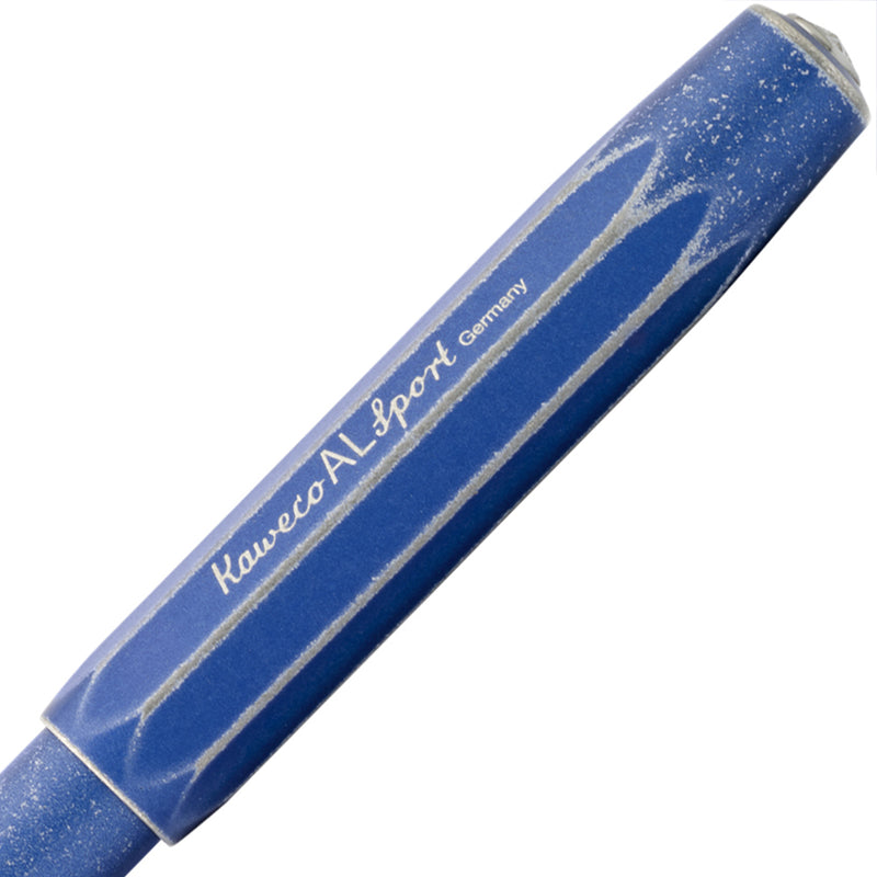 Kaweco, Füller, AL Sport, Kalligraphie, Stonewashed Blau