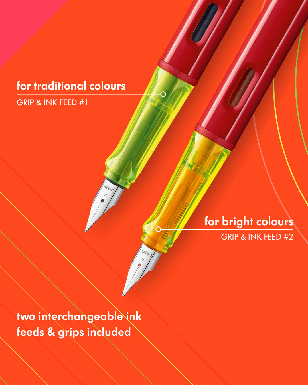 Lamy, Füller, AL-star, GlossyRed, Limited Edition Set - Schreib und Stil