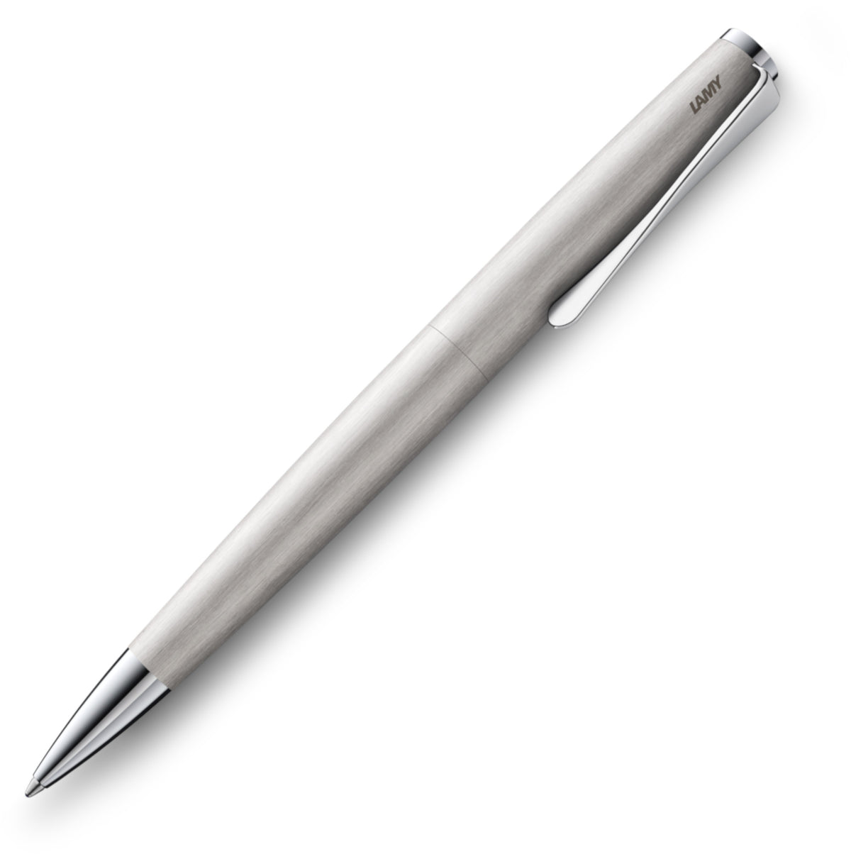 Lamy, Kugelschreiber, Studio, Edelstahl, Silber - Schreib und Stil