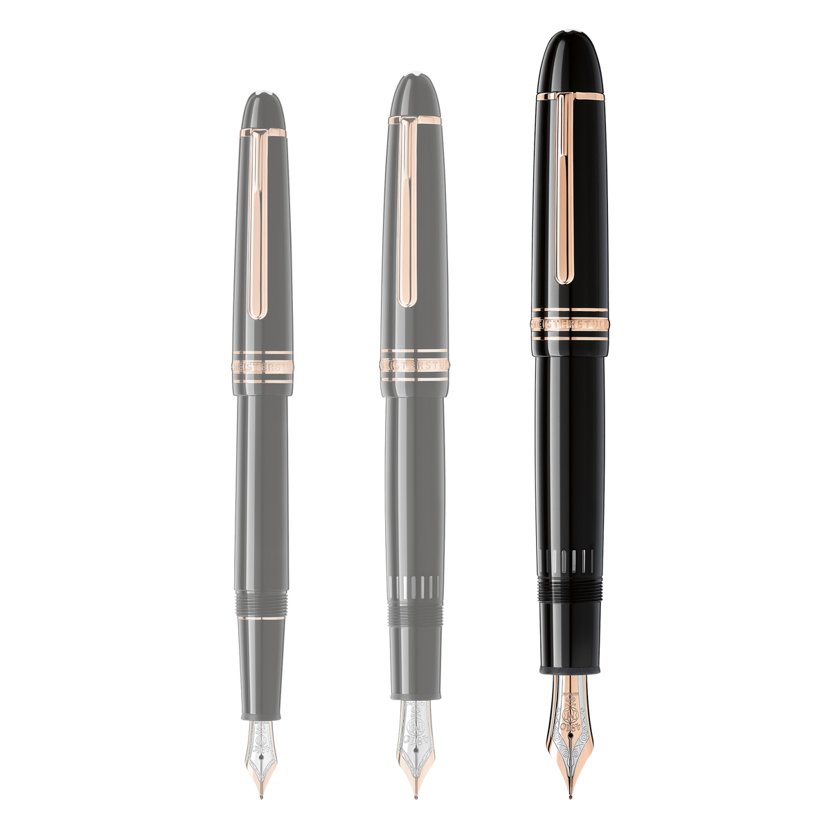 Montblanc, Füller, Meisterstück, Roségold, 149, Schwarz - Schreib und Stil