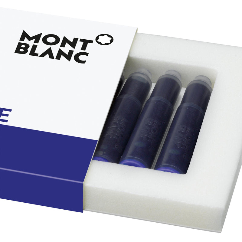 Montblanc, Tintenpatronen, Permanent Blue, 8 Stk.
