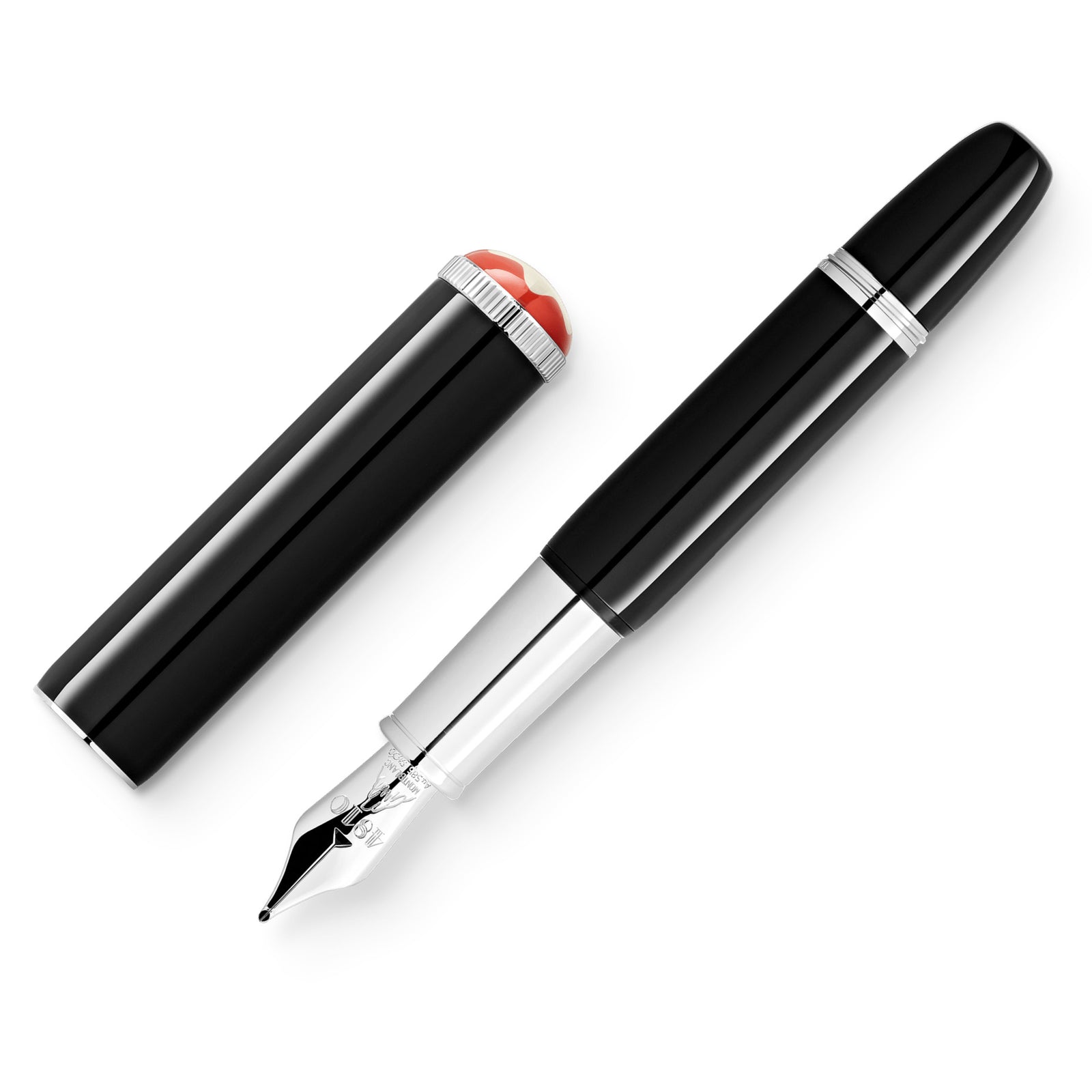 MONTBLANC Rouge et Noir FP 字幅F Amazon | Montblanc penna a sfera Heritage Collection Rouge et Noir
