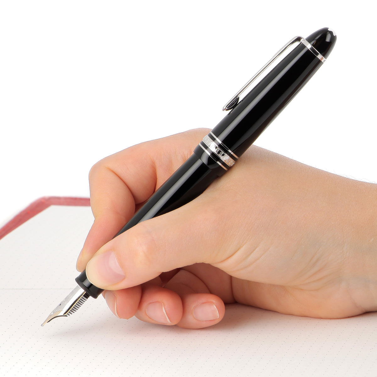 Montblanc, Füller, Meisterstück, Platiniert, LeGrand, Schwarz - Schreib und Stil