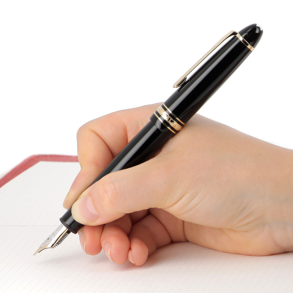 Montblanc, Füller, Meisterstück, Vergoldet, LeGrand, Schwarz - Schreib und Stil