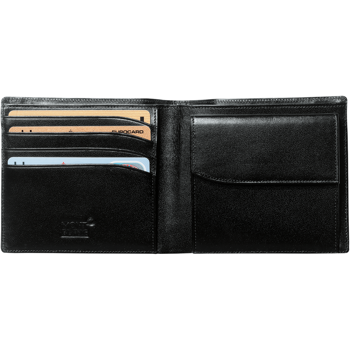 Montblanc, Meisterstück, Portemonnaie 4cc mit Münzfach, Schwarz - Schreib und Stil