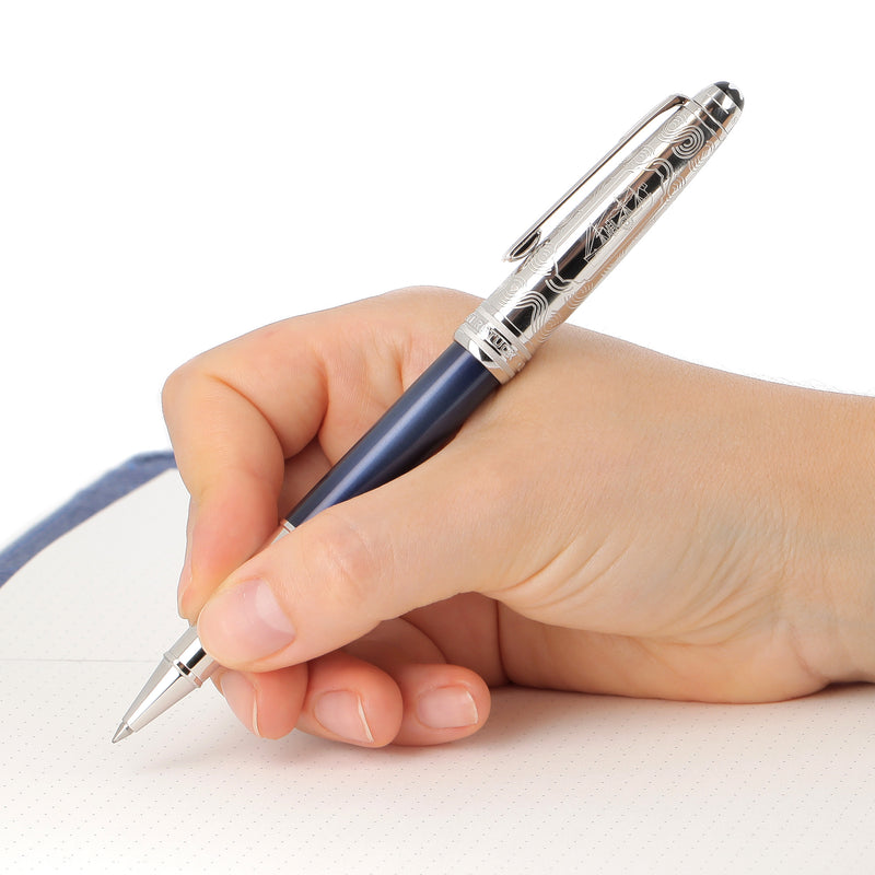 Montblanc, Tintenroller, Meisterstück, Around the World in 80 Days, Doué, Classique, Blau