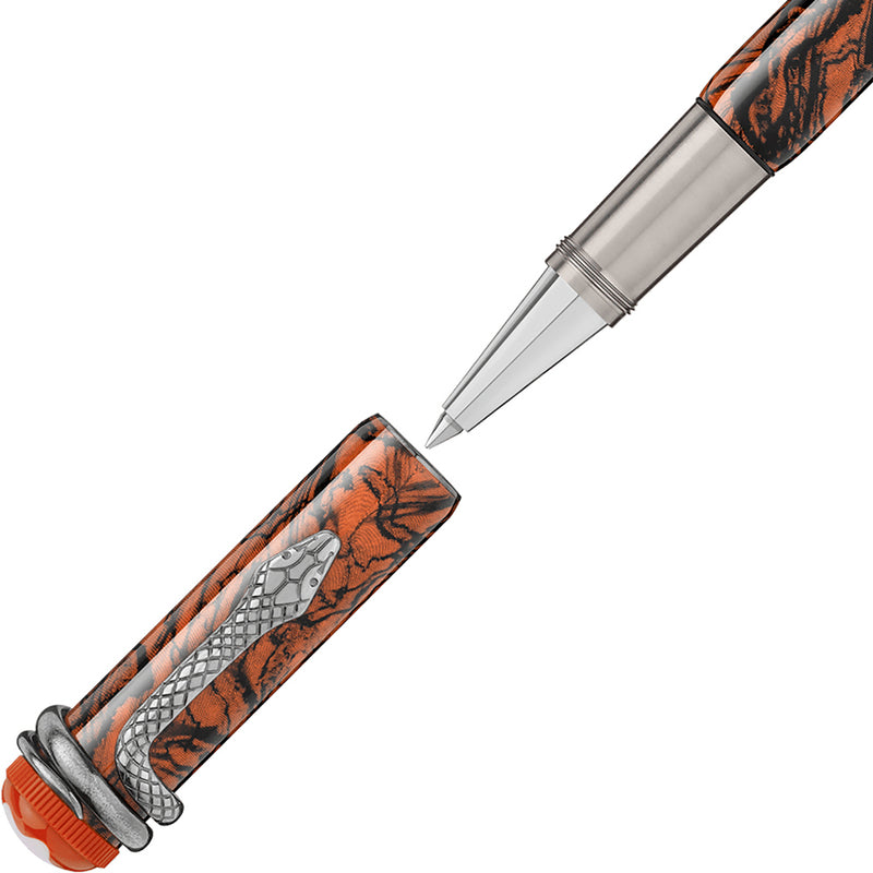 Montblanc, Tintenroller, Heritage, Serpent Marble, Rot