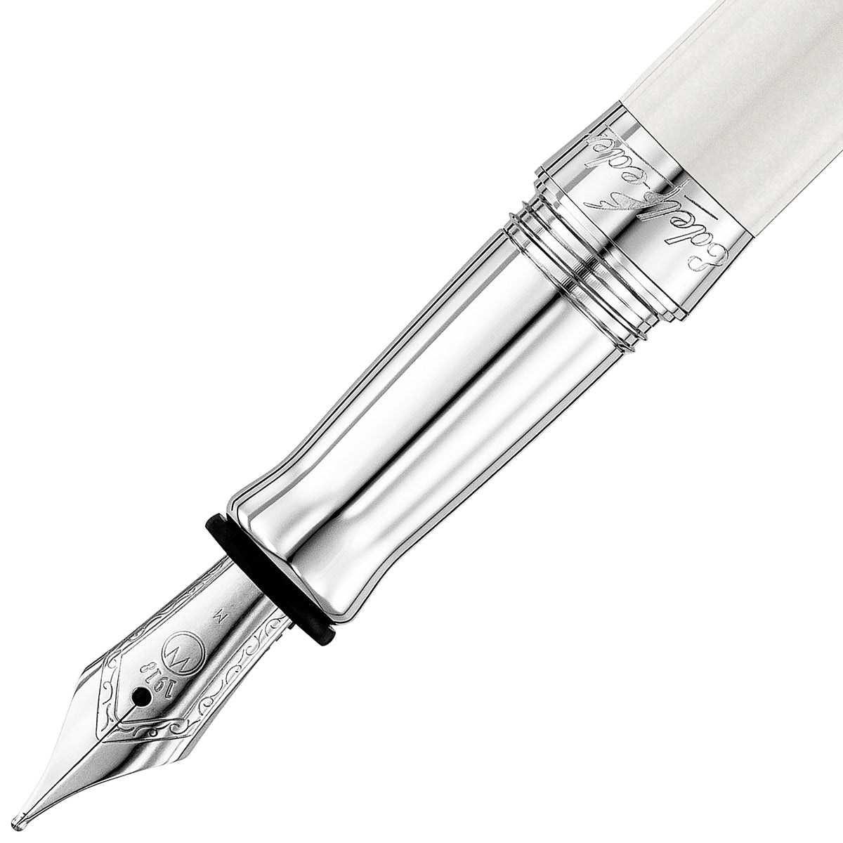 Waldmann, Füller, Edelfeder, Korn Design, Silber, Lack Champagner - Schreib und Stil