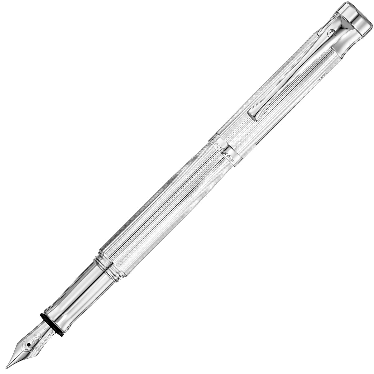 Waldmann, Füller, Tango, Korn Design, Silber - Schreib und Stil