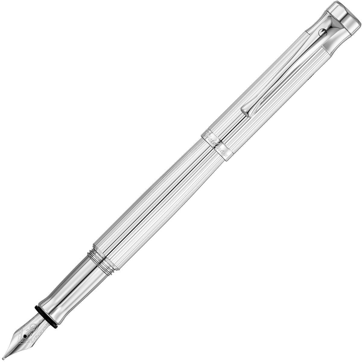 Waldmann, Füller, Tango, Linien Design, Silber - Schreib und Stil