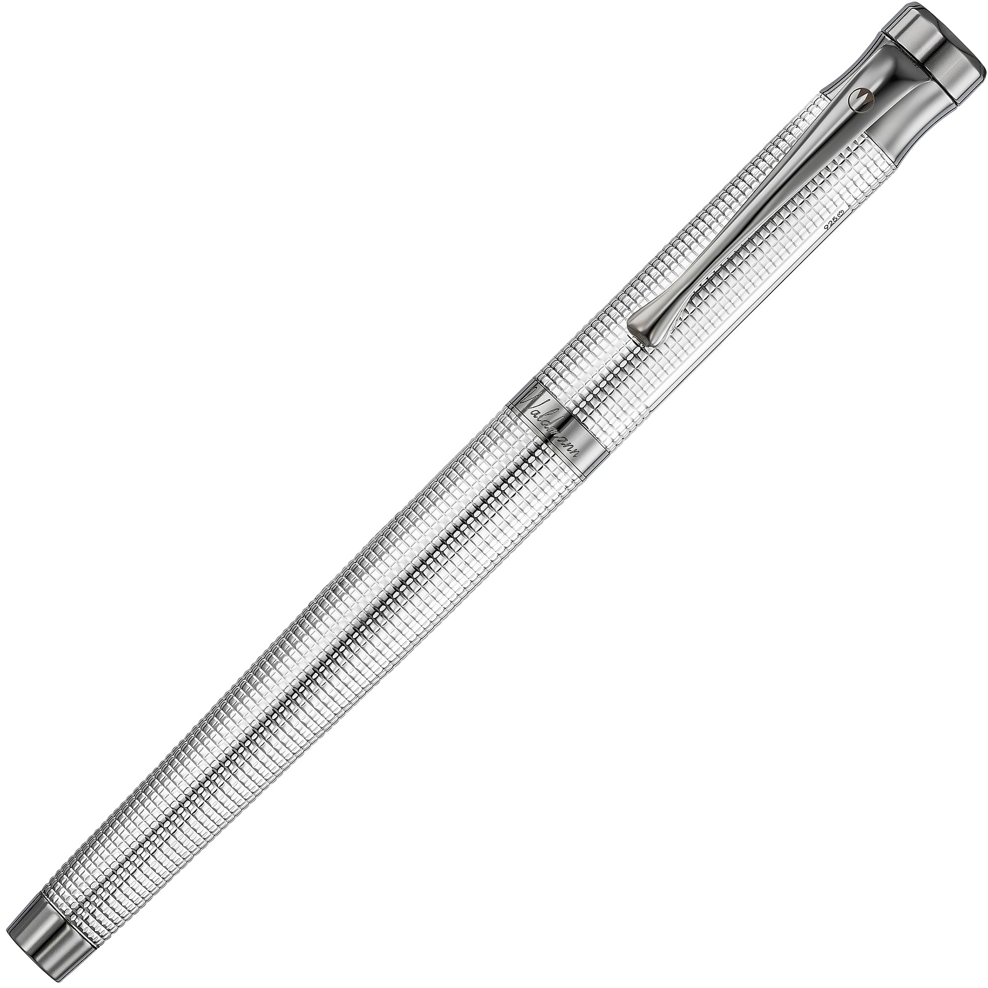 Waldmann Drehbleistift Chess – Aus Sterling Silber Mit Pyramid-Design, Made In Germany, In Geschenkbox