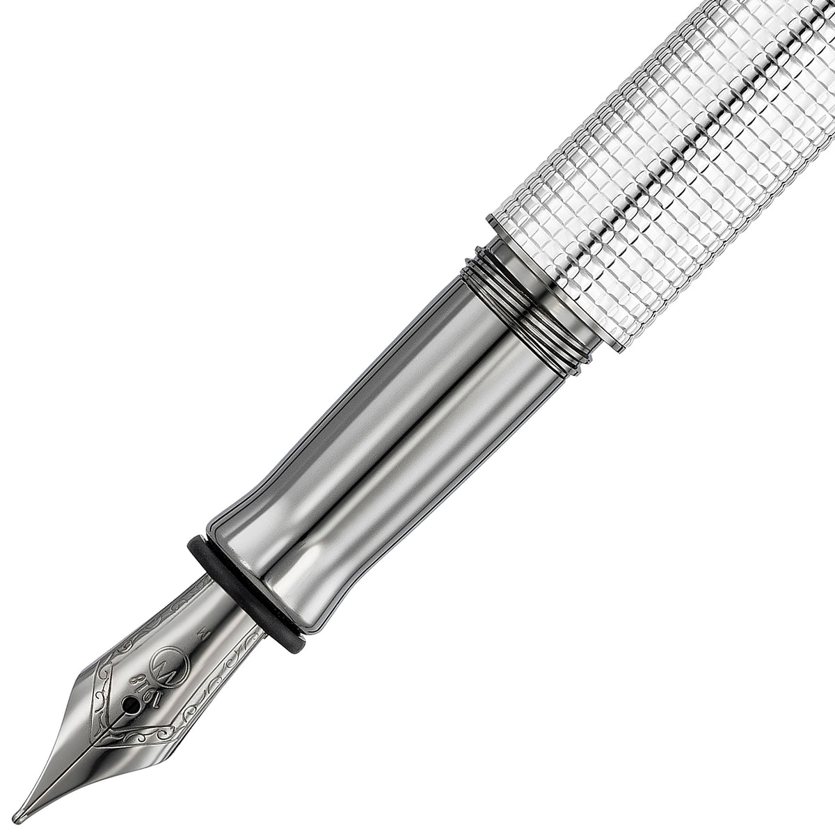 Waldmann, Füller, Tango, Pyramid Design, Silber - Schreib und Stil