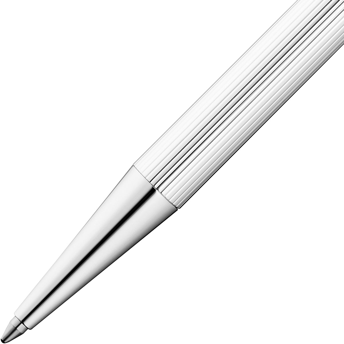 Waldmann, Kugelschreiber, Eco, Linien Design, Silber - Schreib und Stil