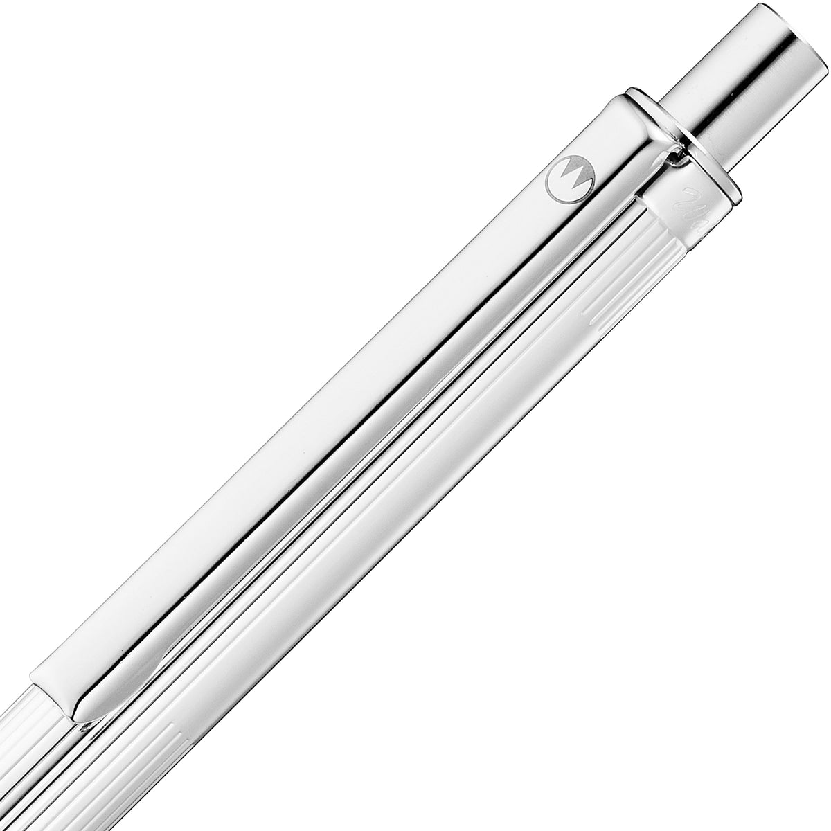 Waldmann, Kugelschreiber, Eco, Linien Design, Silber - Schreib und Stil