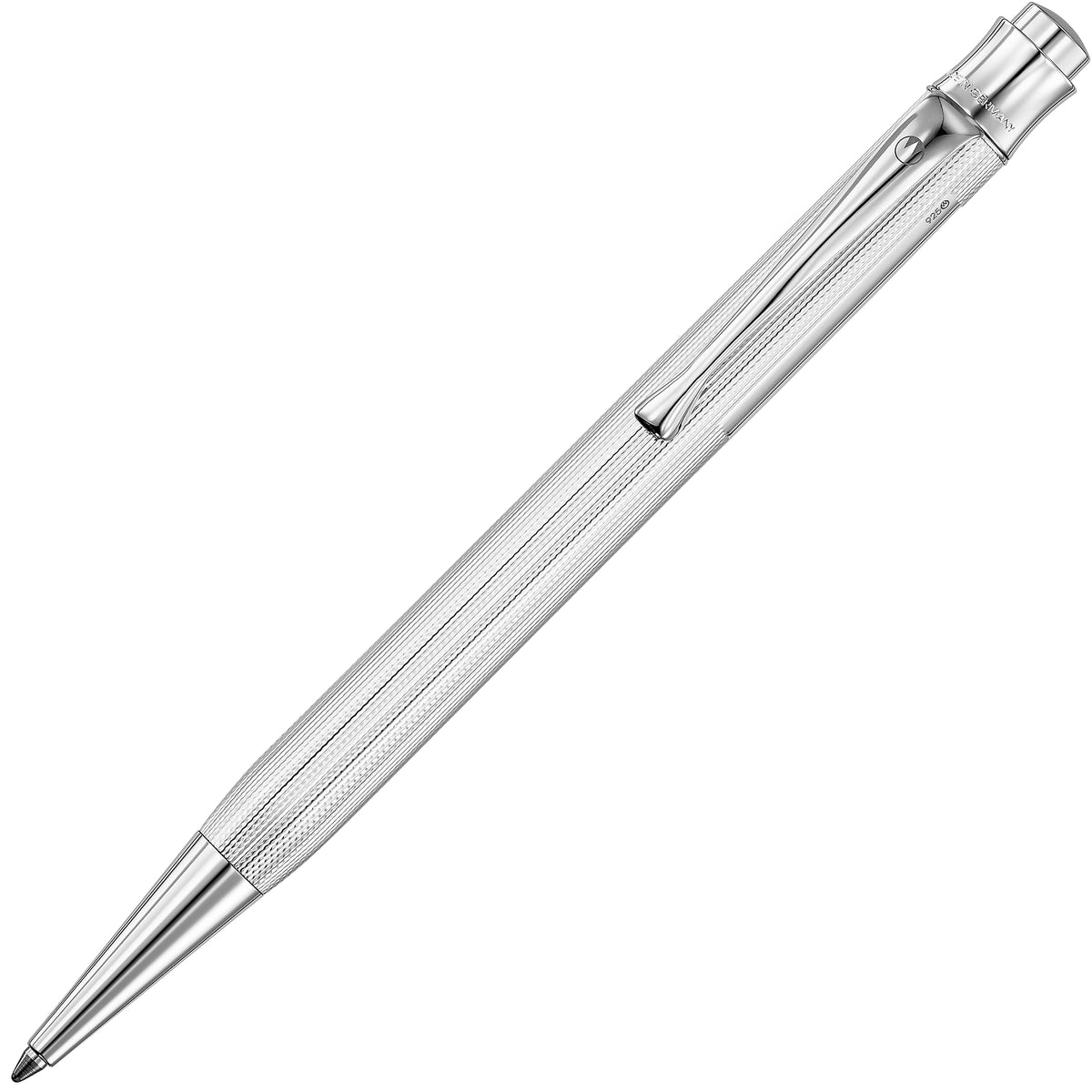 Waldmann, Kugelschreiber, Tango, Korn Design, Silber - Schreib und Stil