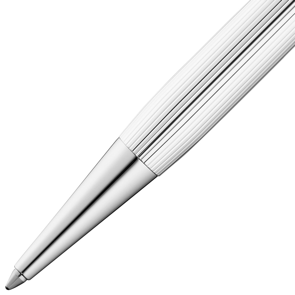 Waldmann, Kugelschreiber, Tango, Linien Design, Silber - Schreib und Stil