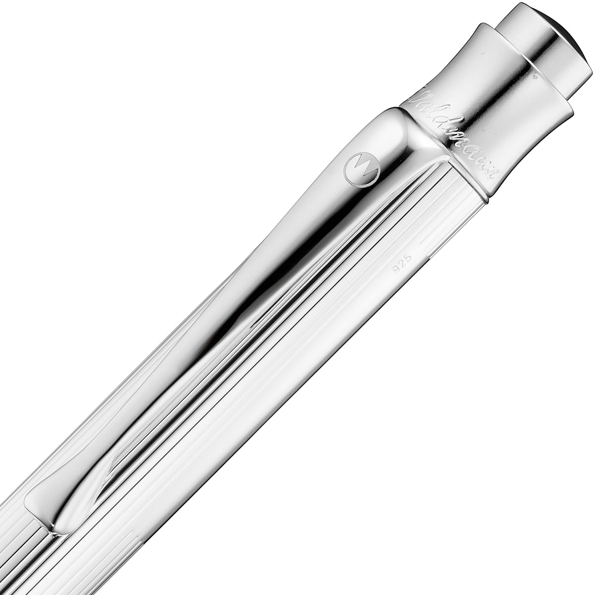 Waldmann, Kugelschreiber, Tango, Linien Design, Silber - Schreib und Stil