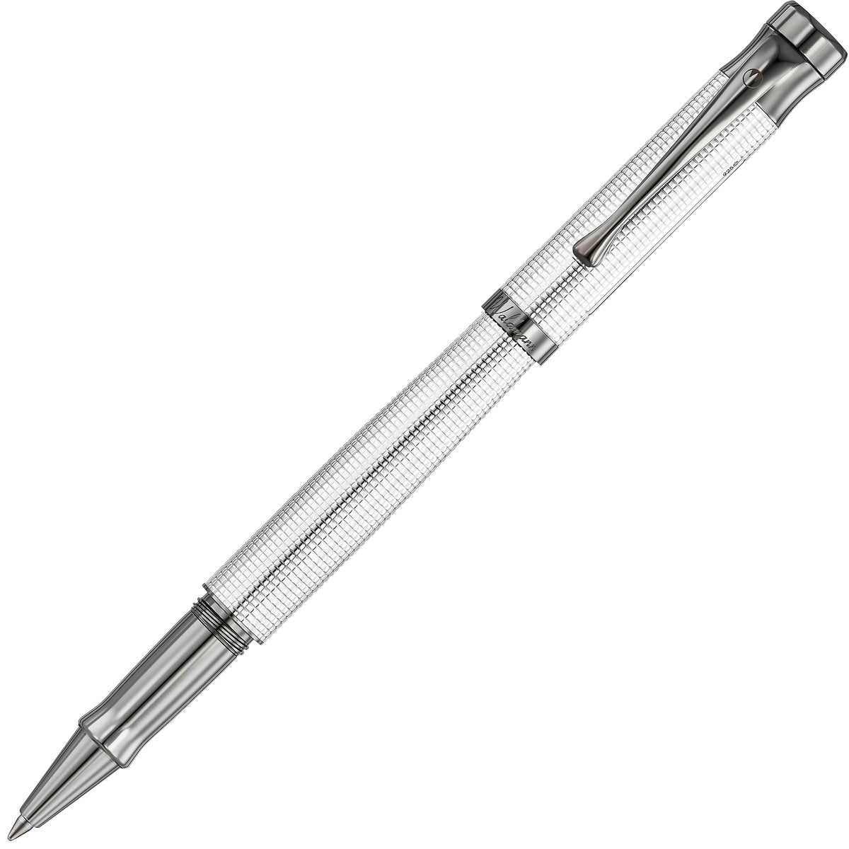 Waldmann, Rollerball, Tango, Pyramid Design, Silber - Schreib und Stil
