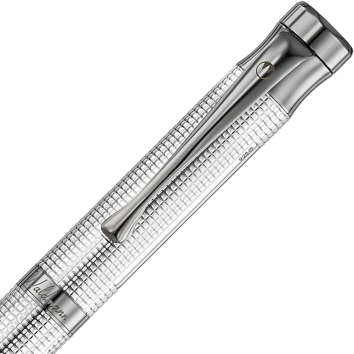 Waldmann, Rollerball, Tango, Pyramid Design, Silber - Schreib und Stil